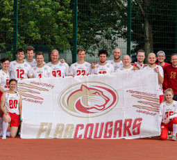 1. Bundesligaspieltag in Berlin für die Flag Cougars